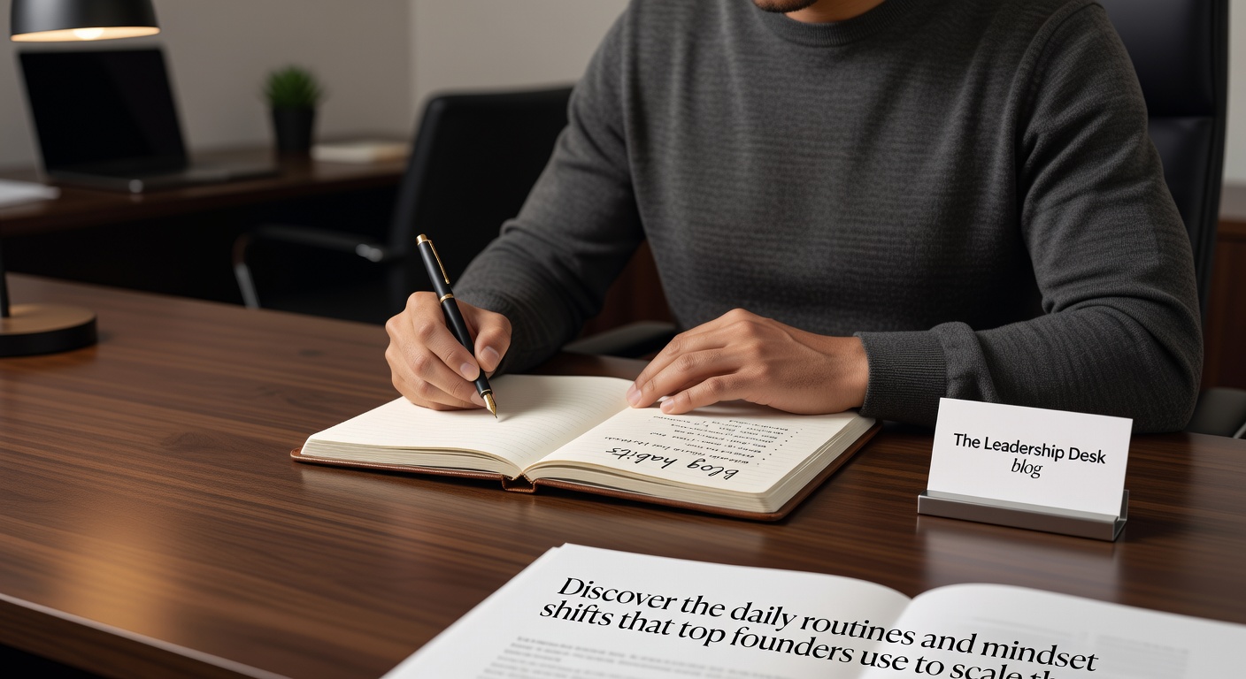 Person writing in notebook