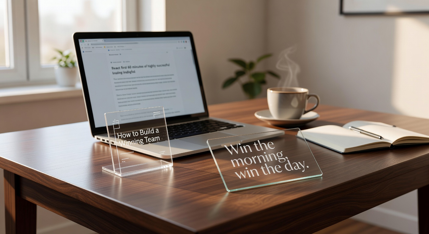 Coffee cup and laptop on desk