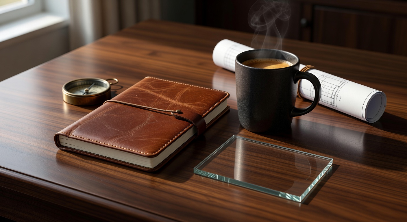 Leadership Leather Bound Notebook